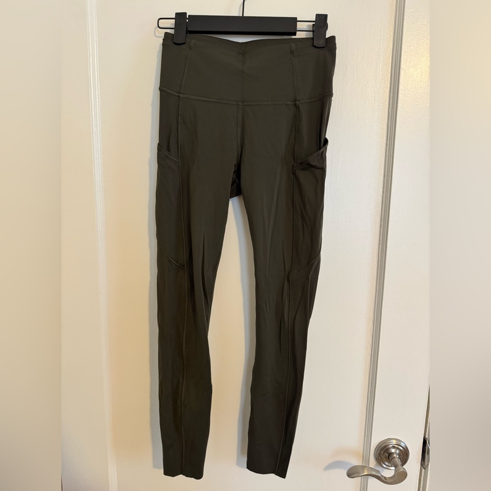 lululemon athletica Dark Green Leggings